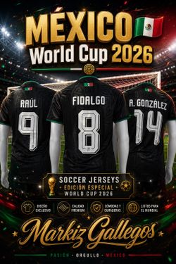 MEXICO 2026 🇲🇽🖤 Black Jerseys
