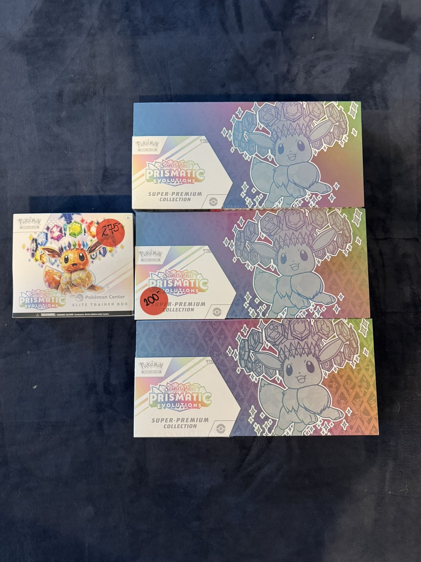 Sealed Prismatic Evolutions Pokemon Cards (Prismatic Super Premium Collection, ETB)