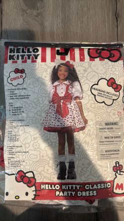 Girls hello Kitty Halloween costume size 6/8