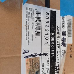 166 ft Genesis cat 6 23/4 PR RISER FT4