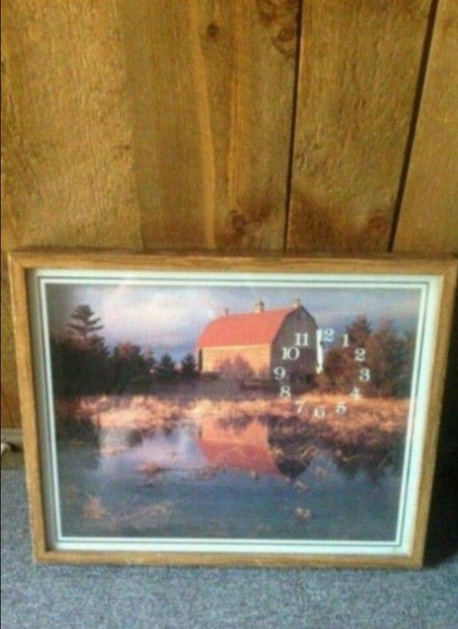 Antique Barn Clock