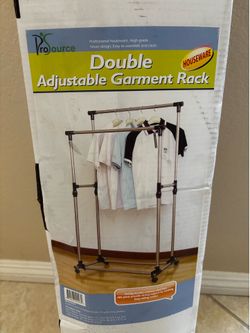 ProSource Double Rail Clothing Rack