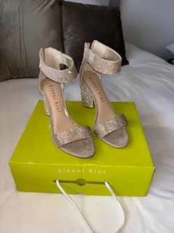 Gianni Bini Gold Heels
