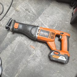 RIDGID 18V Reciprocating Saw 