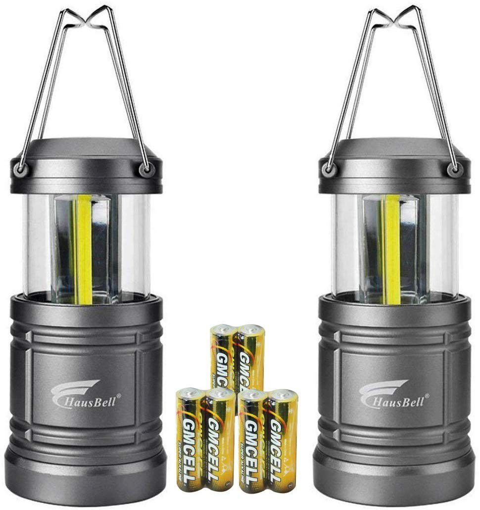 Portable Lanterns with Magnetic Base, cob LED Camping Lantern Collapsible Flashlights -