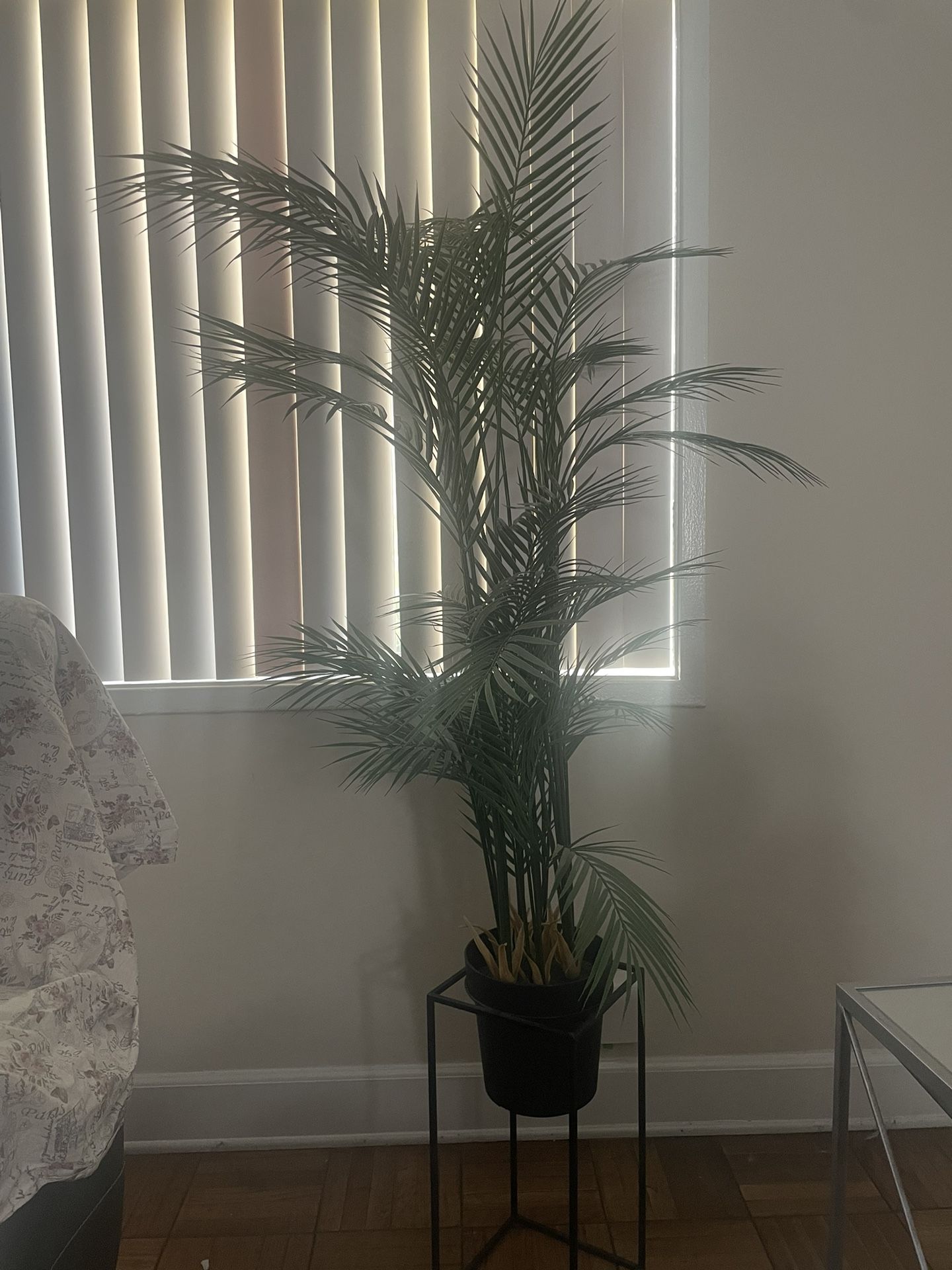 Fake Palm Tree Plant With Stand