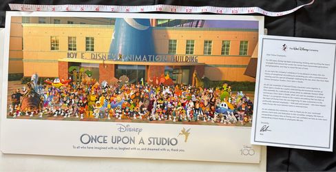 DISNEY 100 Once Upon A Studio Poster