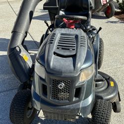Garden Tractor With Gas Catcher And Trailer