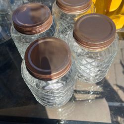 glass jars 4 for 10