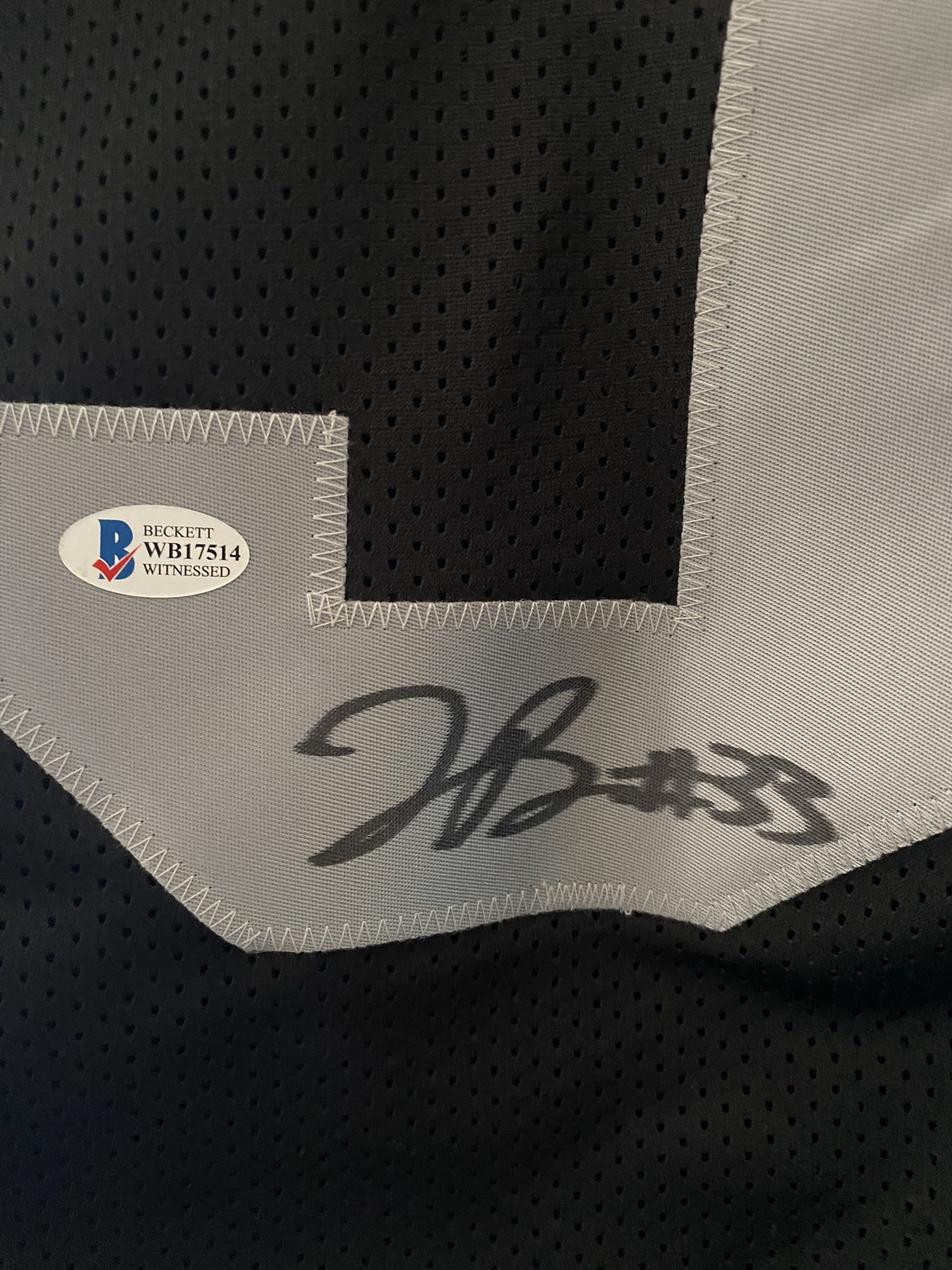 Raiders Bowden Auto Jersey 