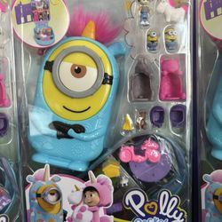 🔥NEW minion polly Pockets (Retails $19.97)