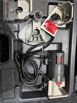 Porter Cable Router Model 7309 with Large Case of Rockler Bits