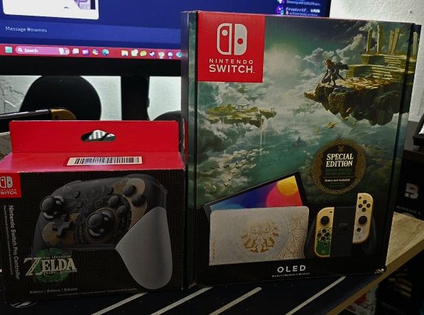 OLED NINTENDO SWITCH : TEARS OF THE KINGDOM EDITION