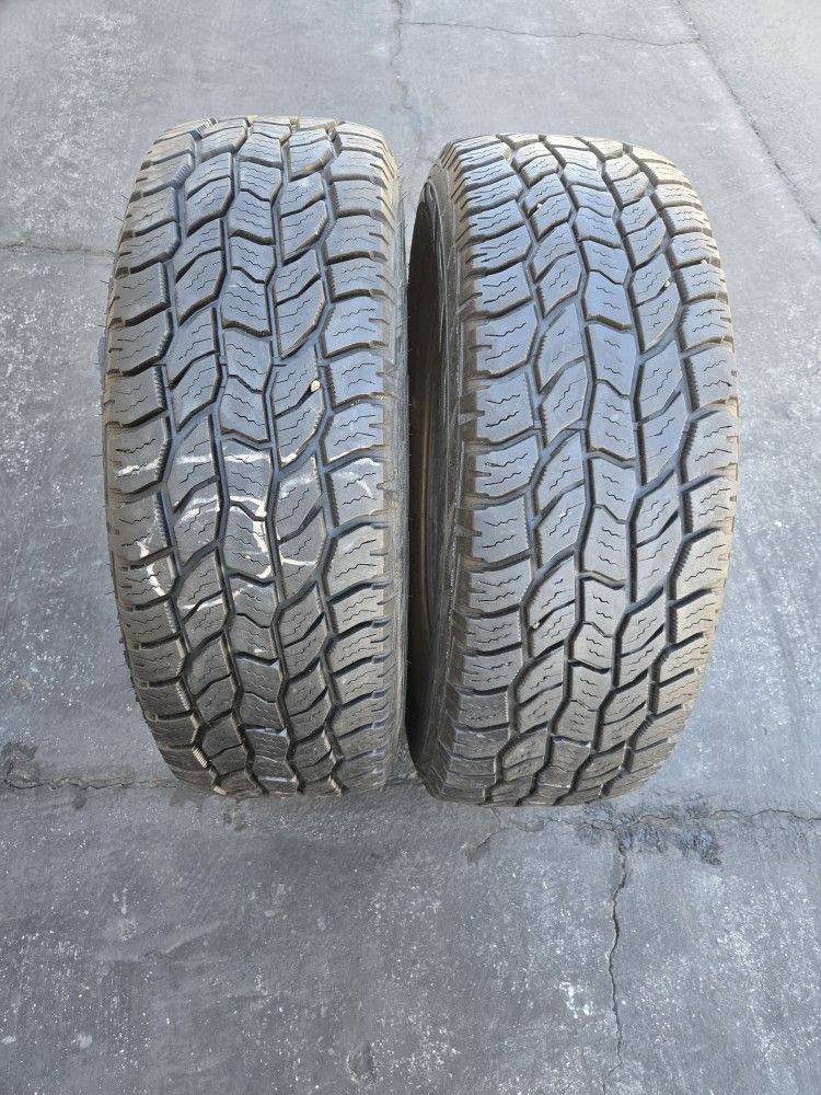 2. Tires. 255 70. 18. Cooper