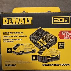 DEWALT BATTERY AND CHARGER KIT 