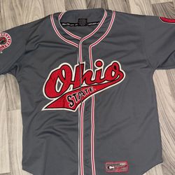 VTG 90's Colosseum Ohio State Buckeyes Sewn/Stitched Baseball Jersey Men's L