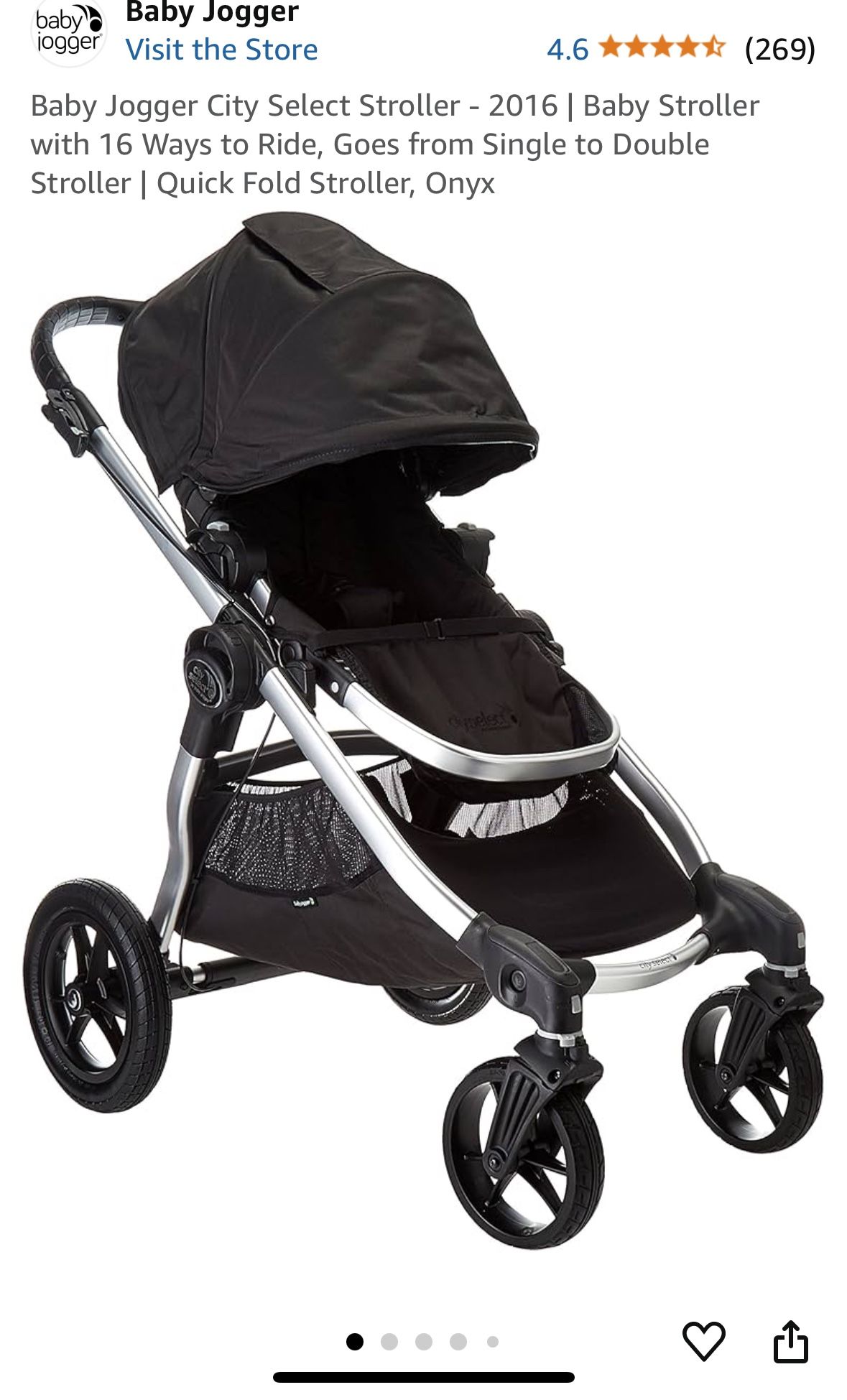 City Select baby Jogger Stroller