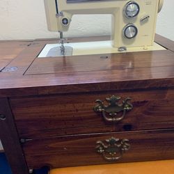 KENMORE SEWING MACHINE (with BENCH & OTHER ACCESSORIES)