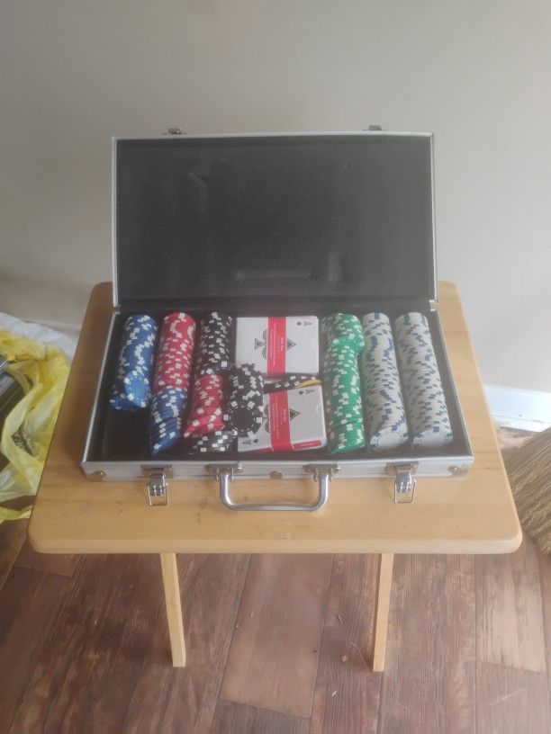 Poker Chips And Cards