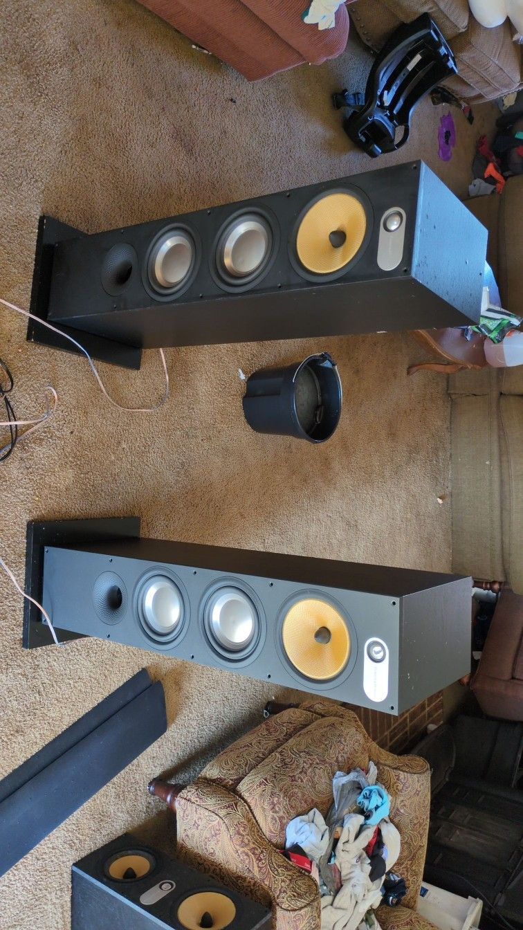 B&W Speaker Set