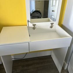 White Small Vanity 