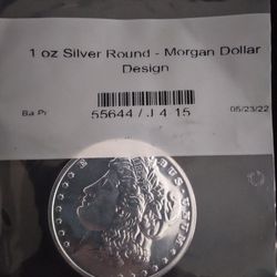 Morgan Dollar Design 1oz Silver Round