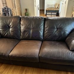 Large Leather sofa 