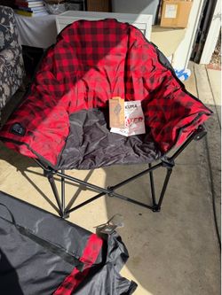Kuma oversized camping chair w/ heater