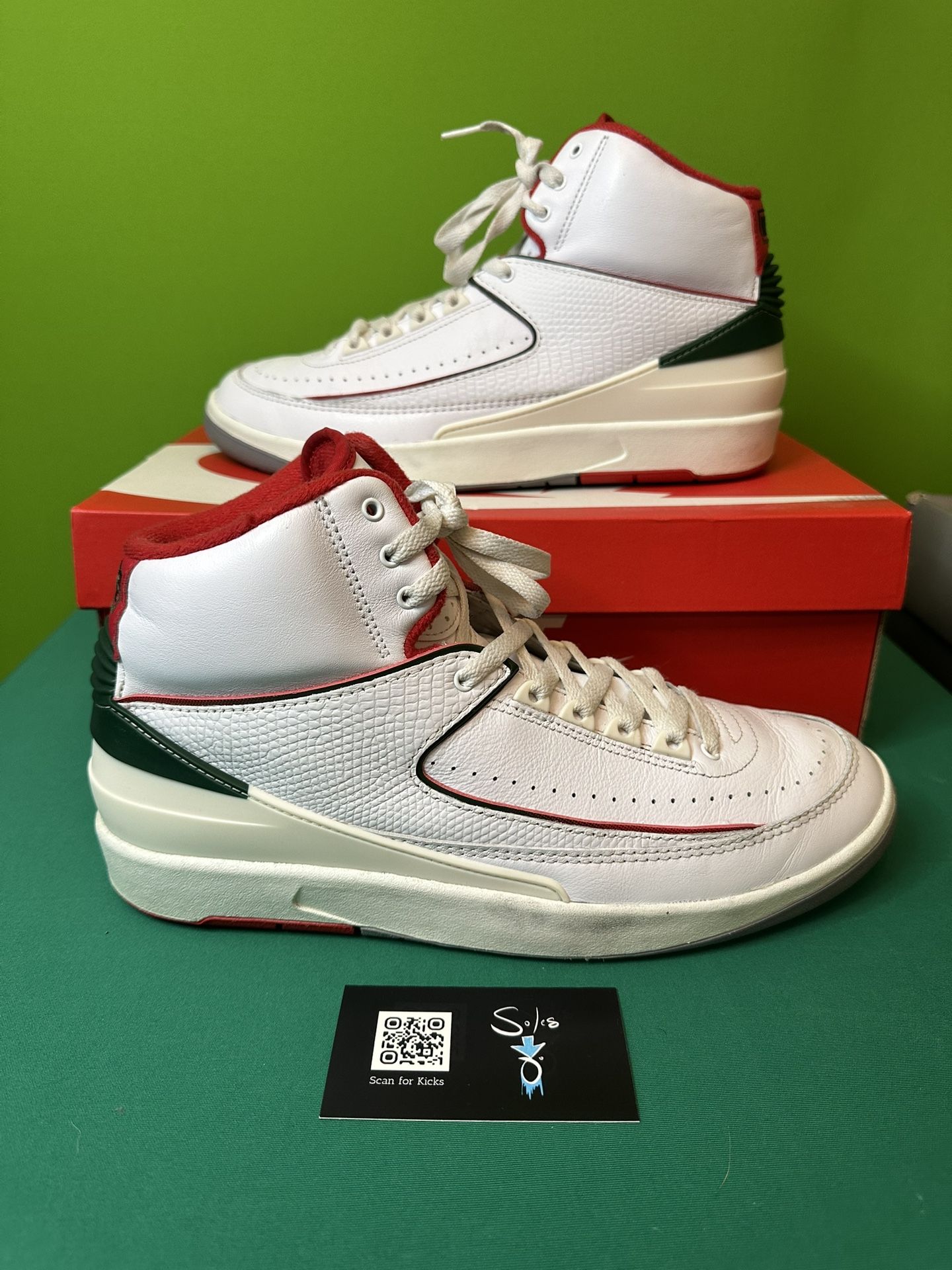 Air Jordan 2 Retro “Origins” USED REP BOX Size 10.5 OG ALL DR8884-101