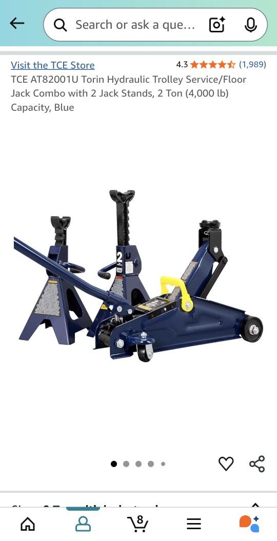 2 Ton Jack With 2 Stands