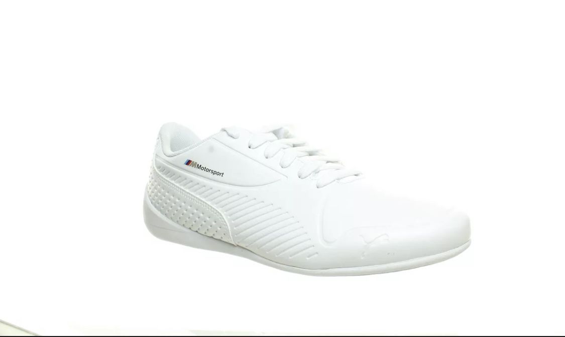 PUMA Womens BMWWhite/Black Sneaker Size 6.5 (1470865)