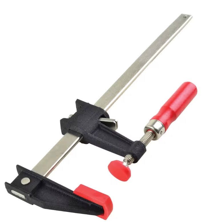 Clutch Style 24 in. Capacity Bar Clamp with Wood Handle and 2-1/2 in. Throat Depth 