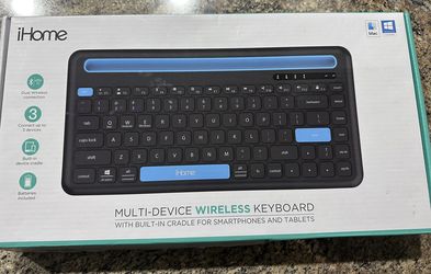 IHome Multi- Device Wireless keyboard