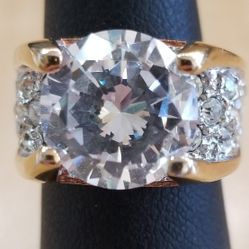 Gold Plated Costume Jewelry Ring