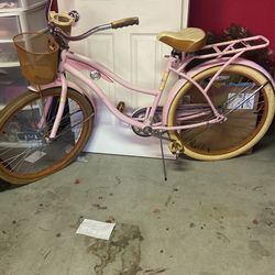 Huffy Pink Beach Cruiser