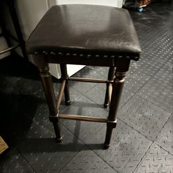 2 Brown Bar Stools