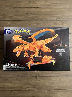 Mega Pokemon Charizard Moving Wings 1664 Pieces 