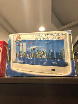 New York Twin Towers Motion Lamp