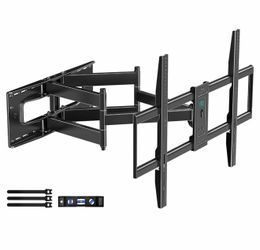 30.2" Long Arm Heavy Duty Full Motion TV Wall Mount for Extra Large 65”-120” TVs, Holds 220lbs, Extension, Swivel ±64° Tilt ±10°, Preassembled, Max VE