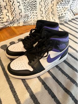 Jordan 1 Purple and Black. Lightly used without box. Men’s size 9
