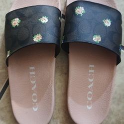 Womans Coach Slides Size 8