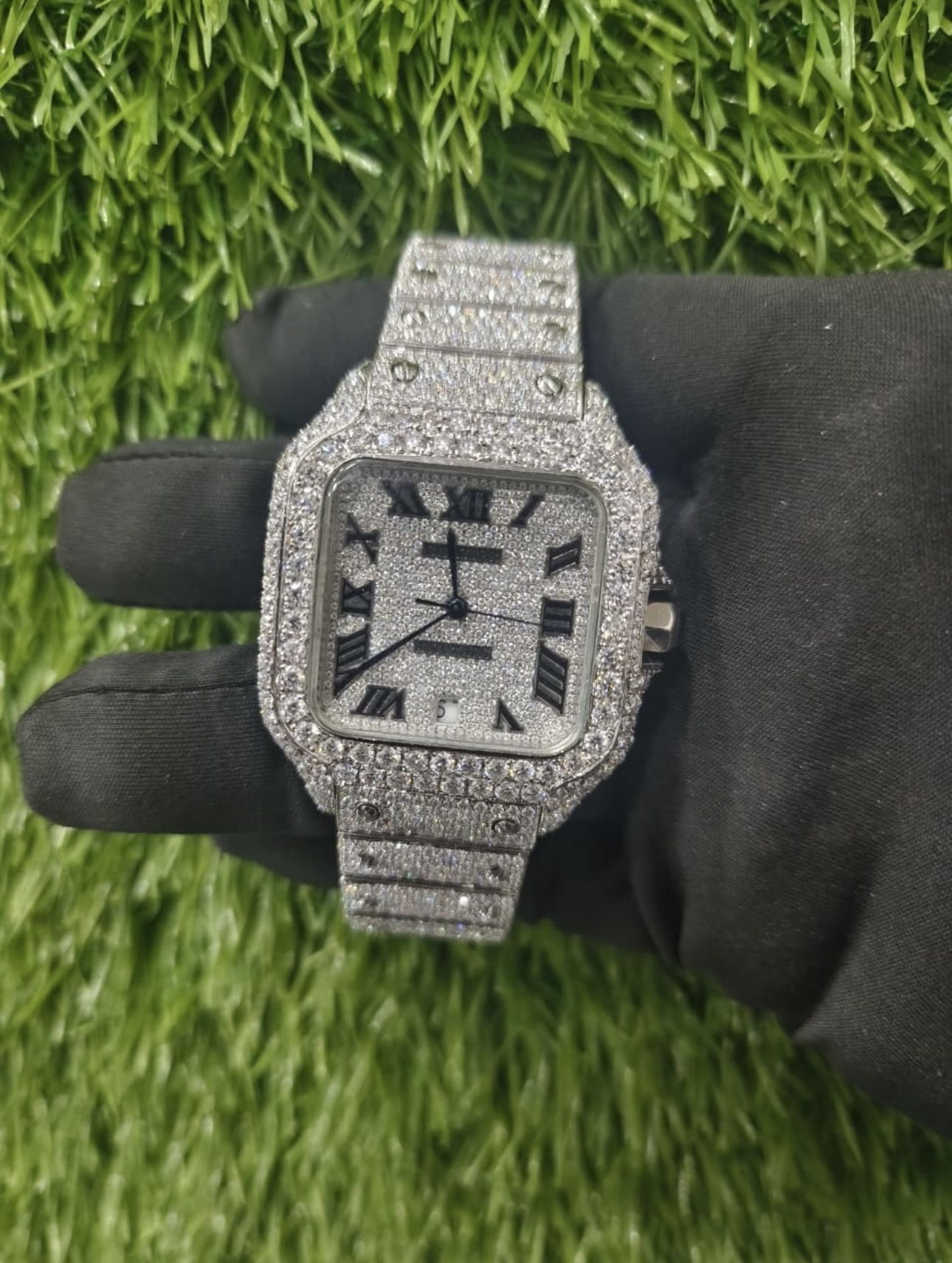 Cartier Moissanite Watch