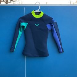 Roxy Womens/ Juniors Wetsuit Top Size 2