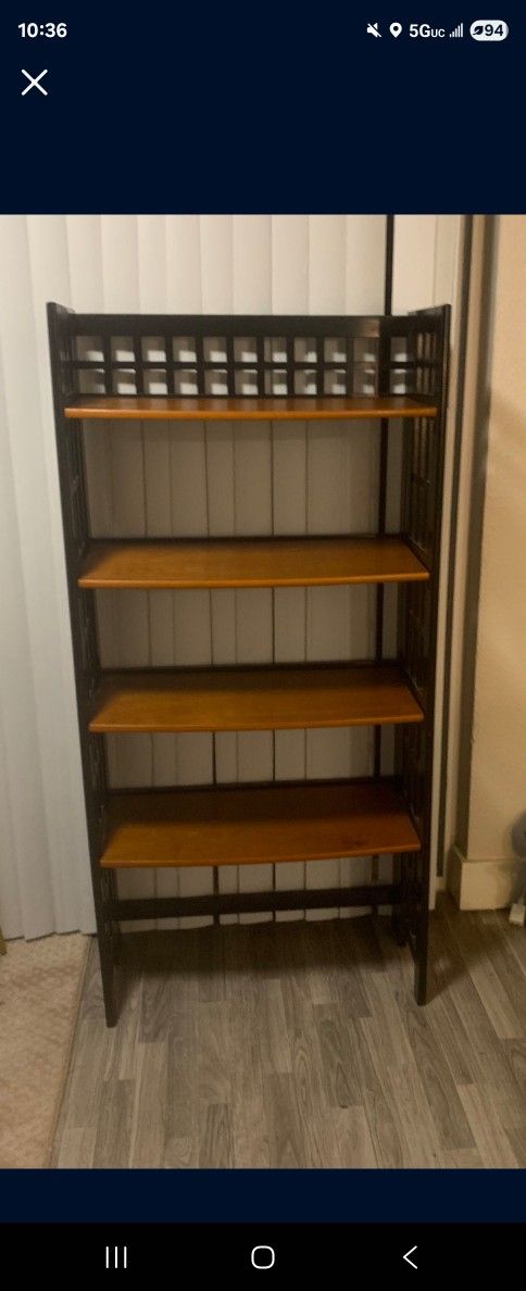4 Tier Folding Shelf
