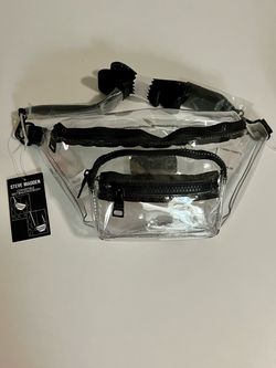 Steve Madden Clear Convertible Belt Bag Crossbody