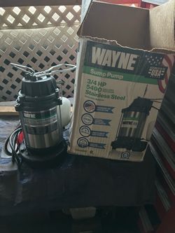 New Wayne 3/4 HP Submersible Sump Pump