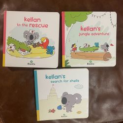 Set of 3 Kiwico Kellan books
