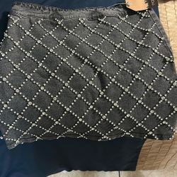 Rhinestone Skirt 