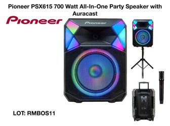 🔊 Pioneer PSX615 700W Party Speaker Bundle - w/ Stand & Wireless Mic