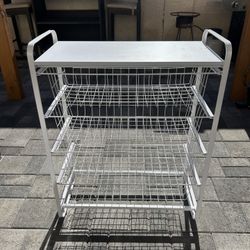 4 Drawer Metal Storage Organizer